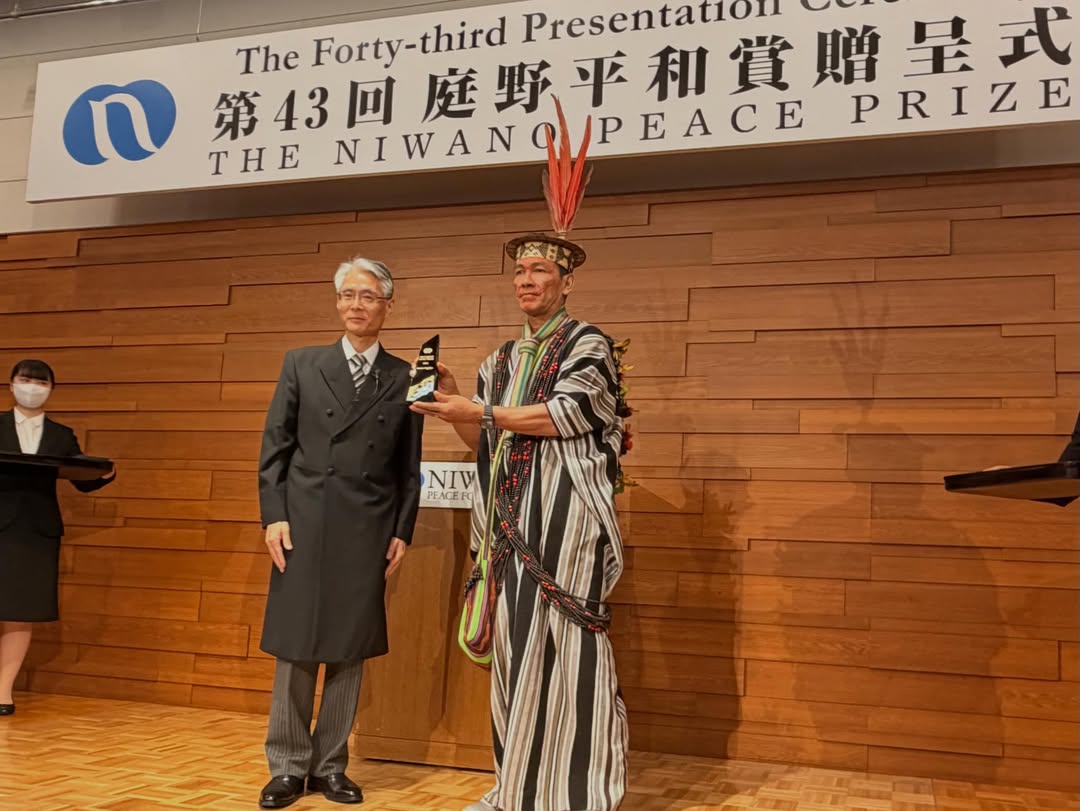 Benki Piyãko recebe Prêmio Niwano da Paz no Japão e entra para lista de brasileiros já reconhecidos pela honraria