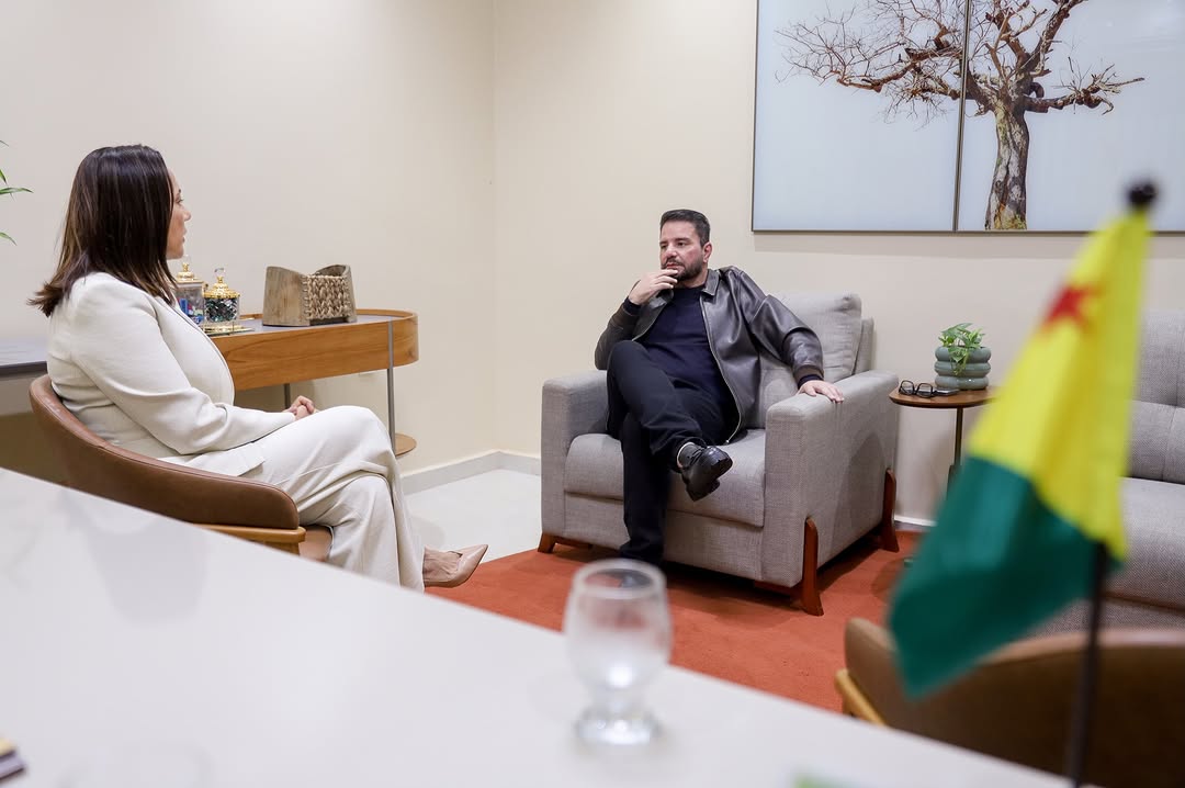 Mailza Assis e Gladson Cameli se reúnem em Rio Branco para alinhar agendas e discutir o futuro do Acre