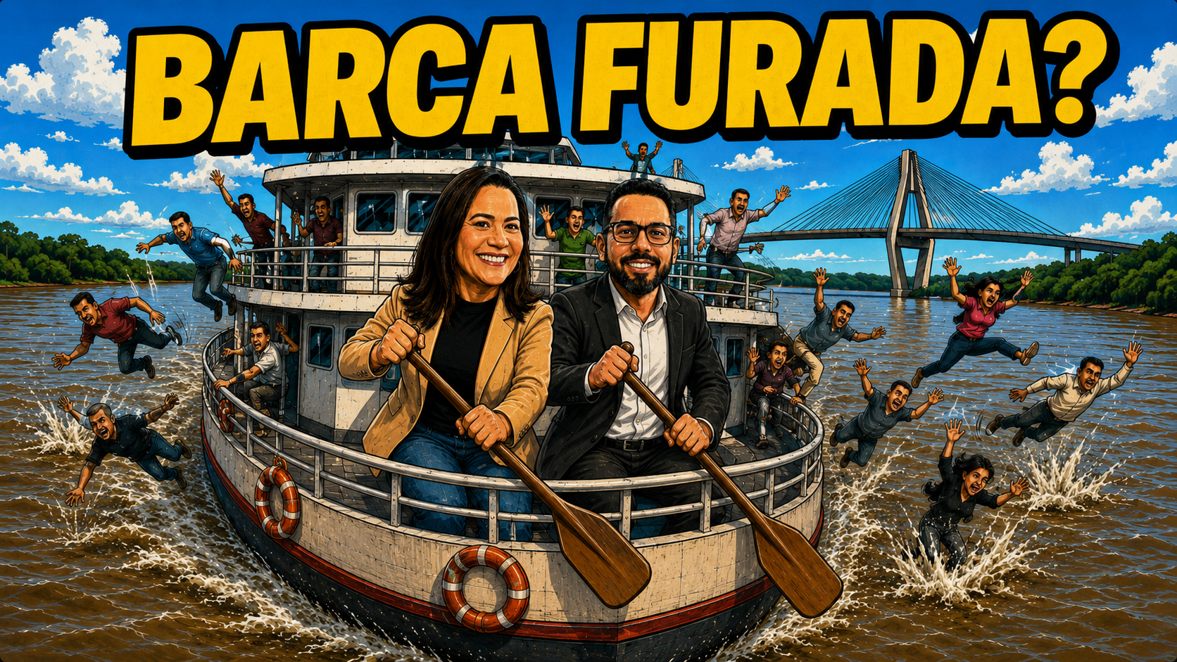 Mailza quer Zequinha no barco ou quer empurrar o prefeito para fora?