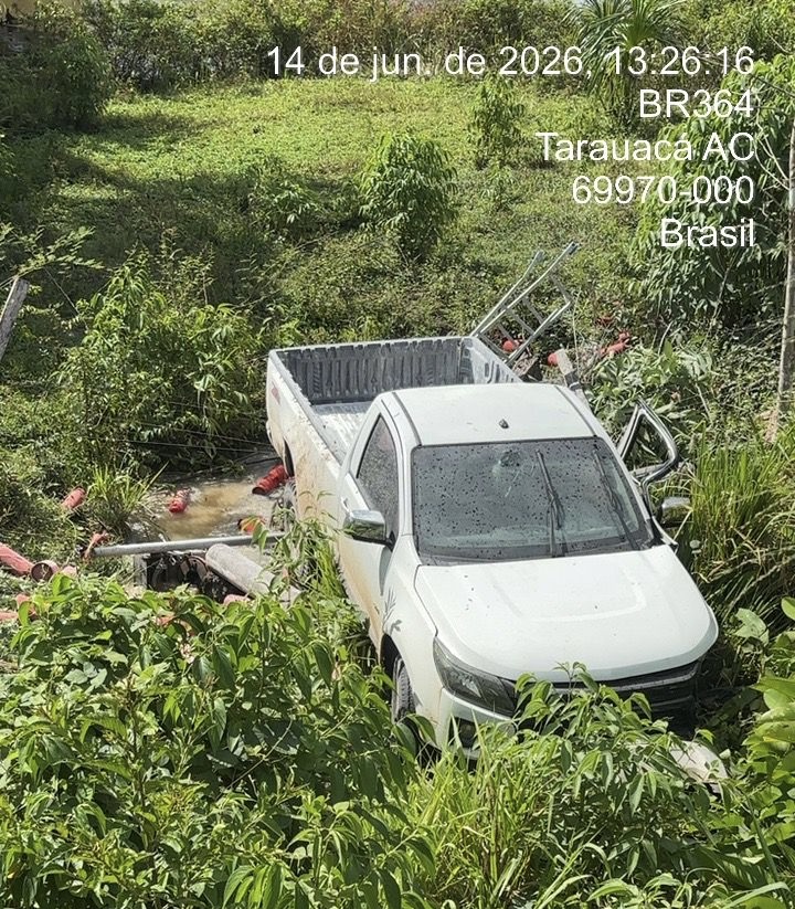 Nova saída de pista na BR-364 amplia pressão por recuperação da estrada entre Rio Branco e Cruzeiro do Sul