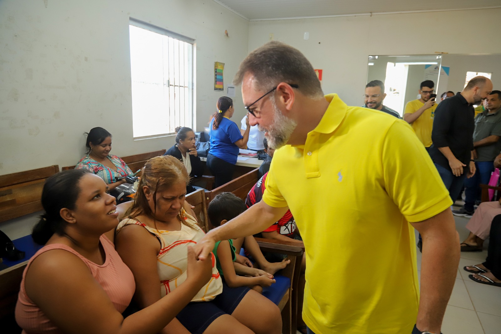 Alysson Bestene avalia reforma e ampliação da UBS Luana de Souza Freitas em Rio Branco