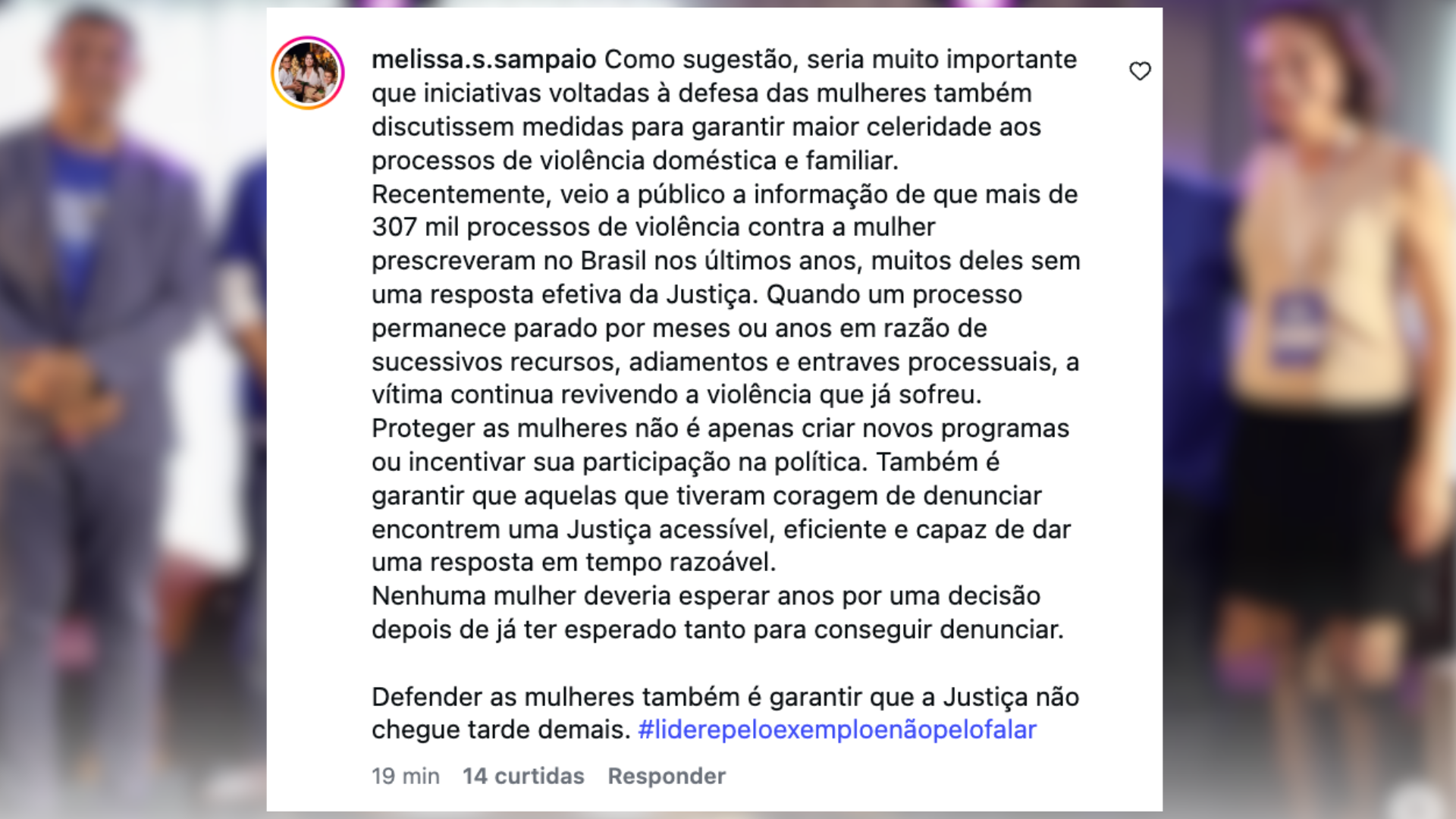 Ex-companheira de Madson Cameli cobra rapidez da Justiça em casos de violência contra a mulher