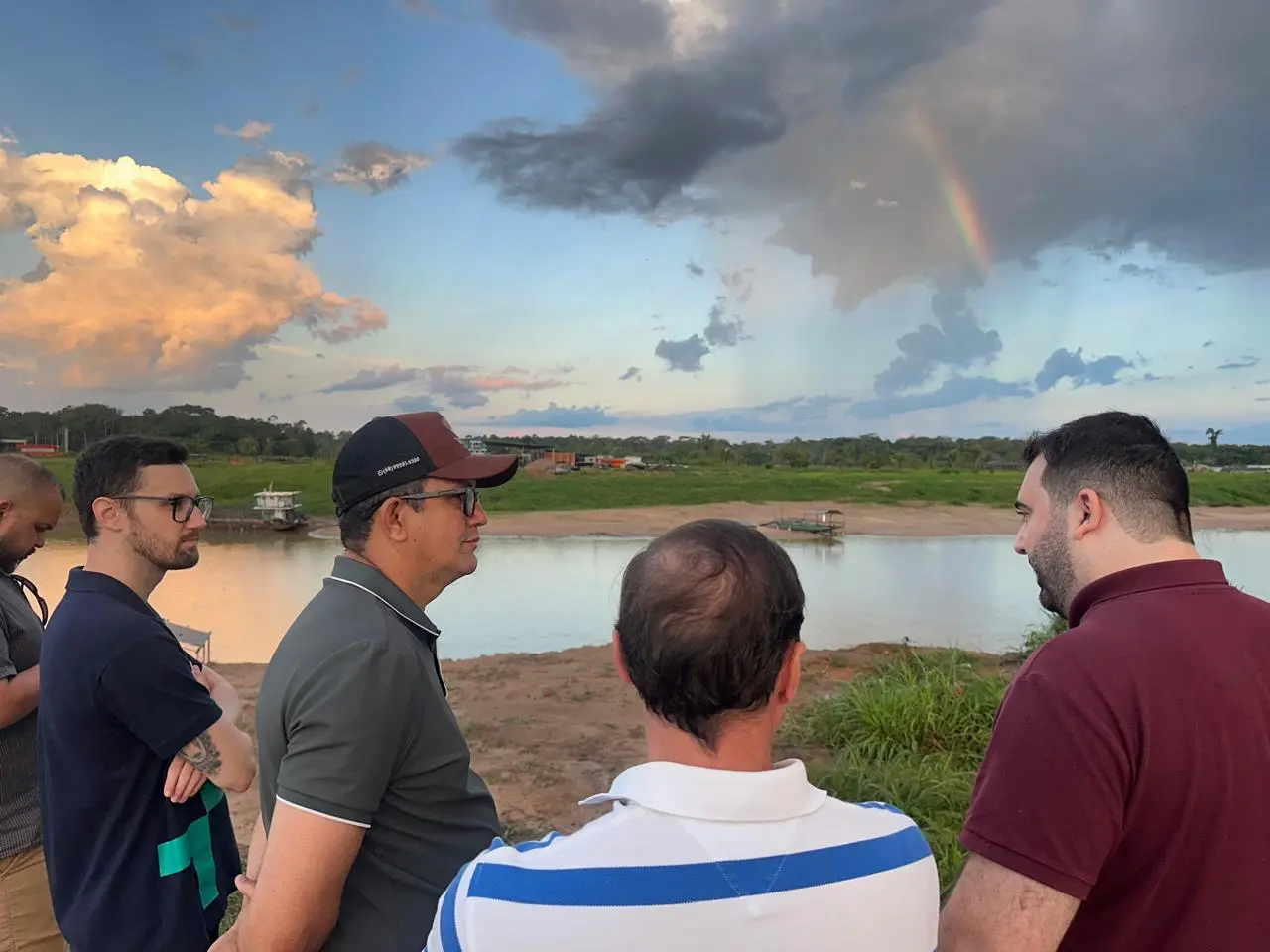 Equipe inicia estudos da ponte sobre o Rio Juruá em Rodrigues Alves