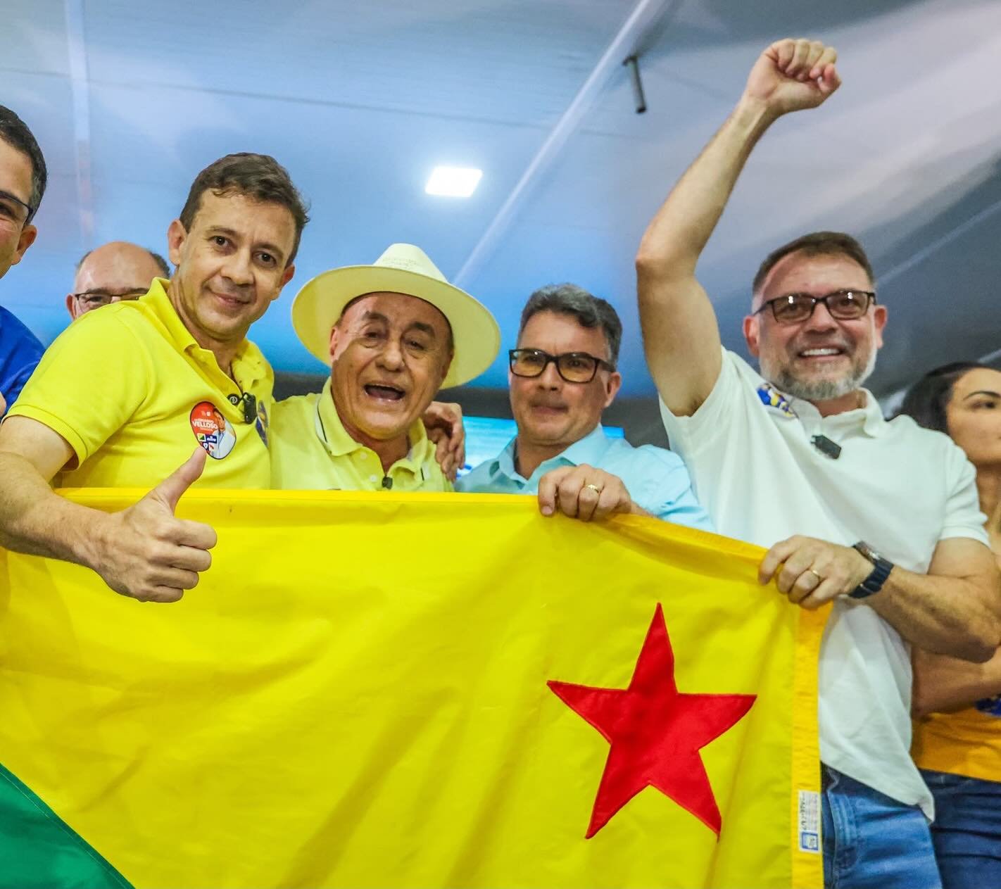 Bocalom oficializa candidatura ao Governo do Acre com Adônis de vice e Velloso ao Senado