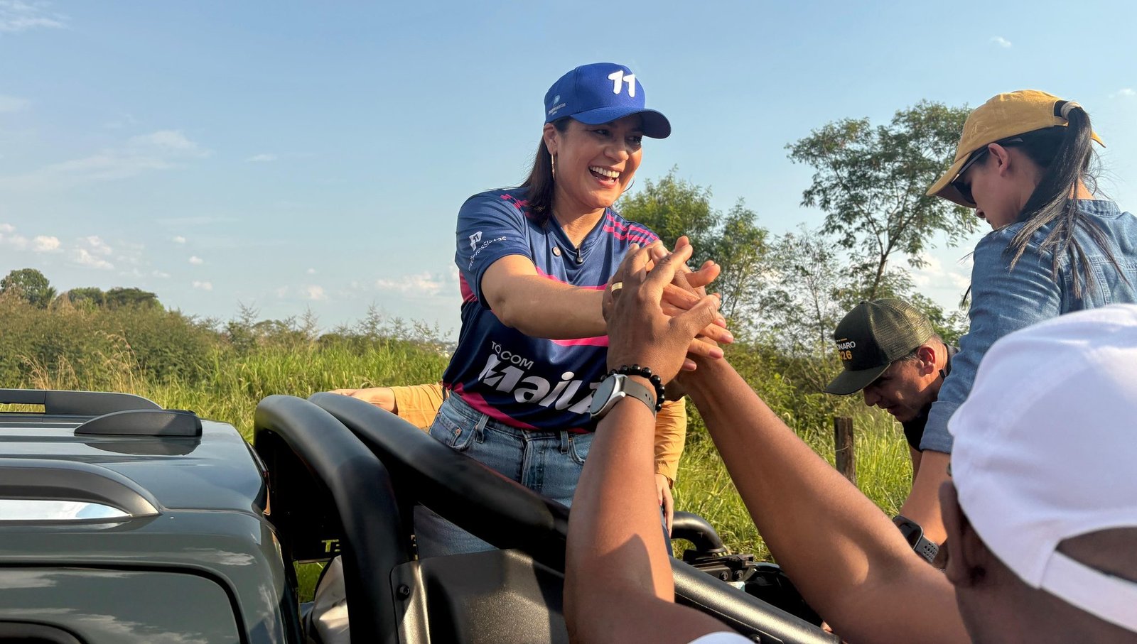 Mailza diz que campanha ganha apoio popular durante carreata em Rio Branco