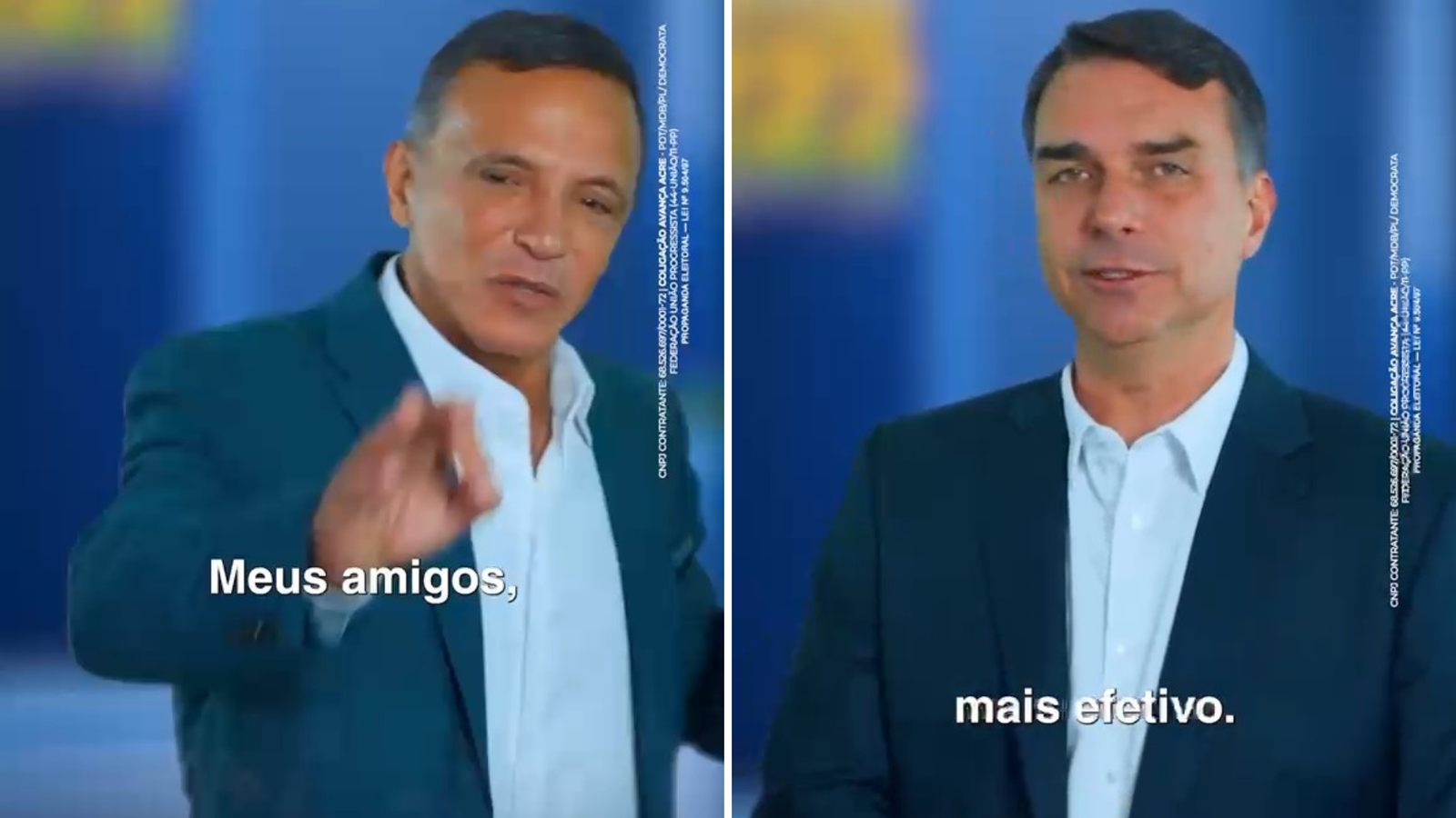 Flávio Bolsonaro promete ligação rodoviária do Acre com o Peru em vídeo divulgado por Márcio Bittar