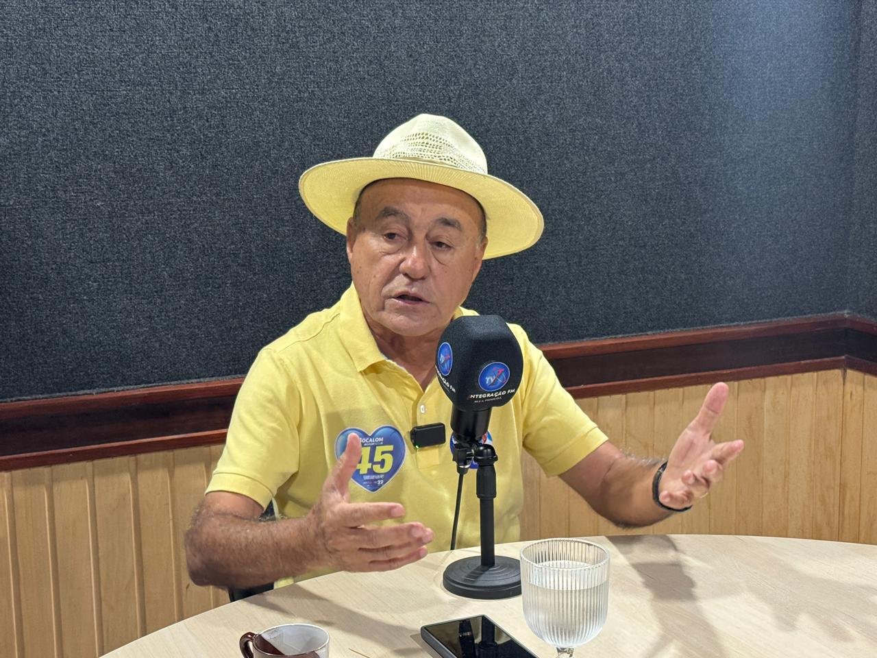 Bocalom participa de sabatina do Grupo Integração e apresenta propostas para o Governo do Acre