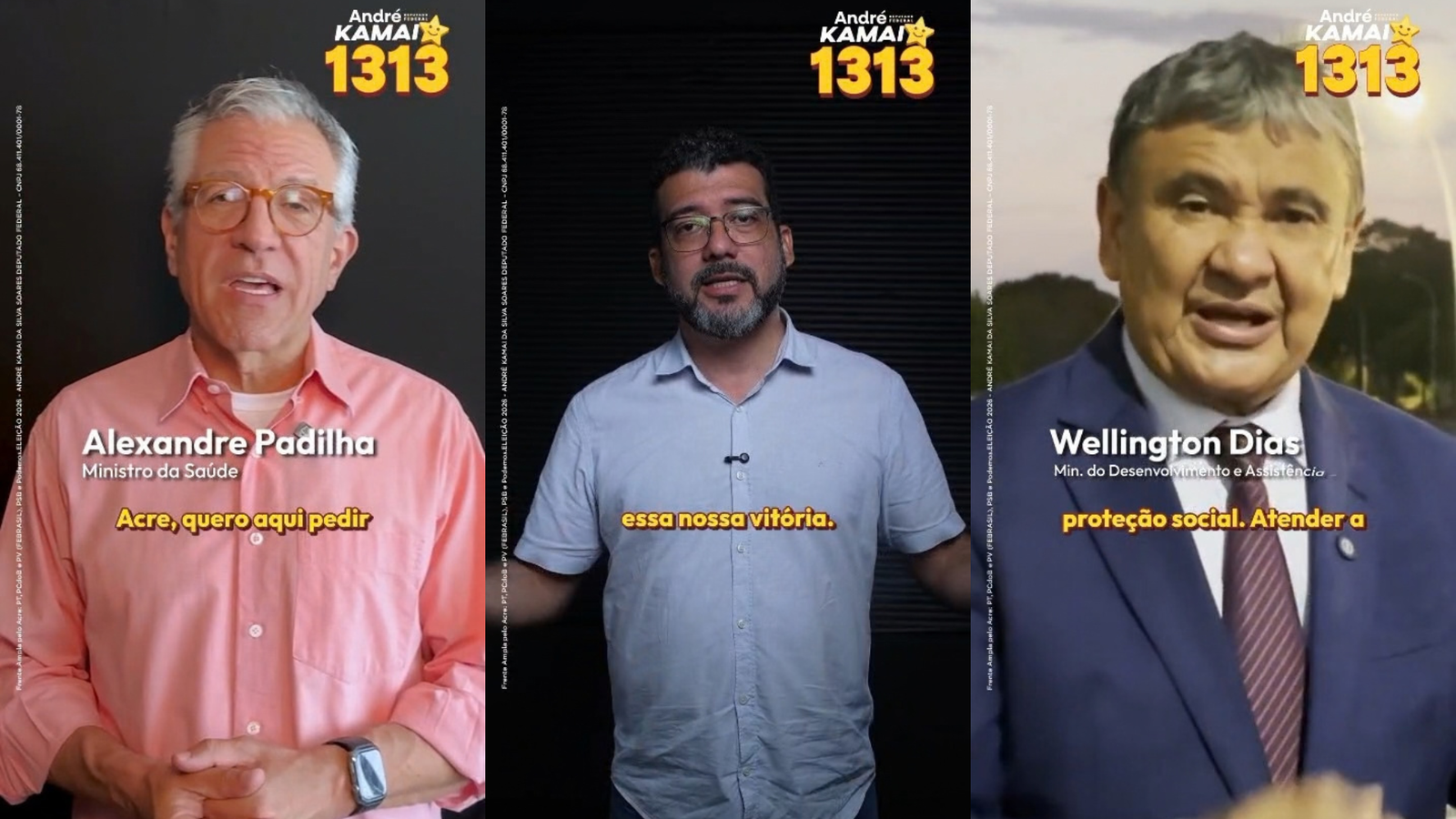 Ministros do governo Lula declaram apoio à candidatura de André Kamai no Acre