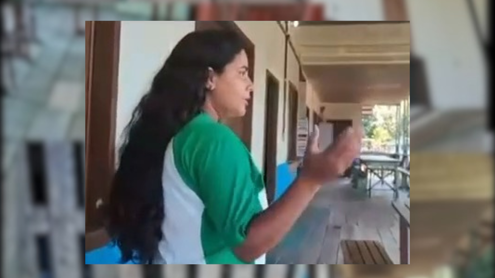 Alunos denunciam risco de acidentes em escola estadual com piso cedendo e telhado danificado em Cruzeiro do Sul