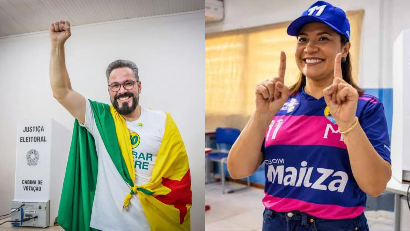 Mailza vence primeiro turno, mas disputa pelo Governo do Acre vai para segundo turno com Alan Rick